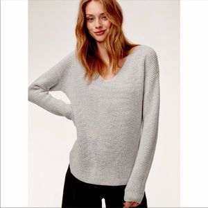 Wilfred Free Wolter Merino Wool Sweater - Light purple